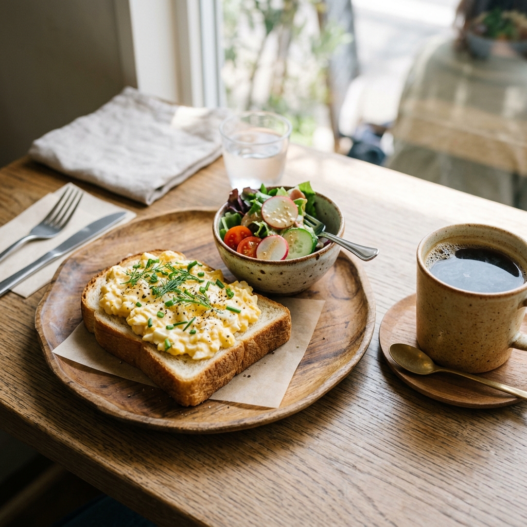 美味しそうなカフェメニュー